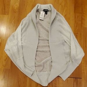 Bebe Lurex Cocoon Cardigan